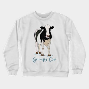 Grumpy Cow Crewneck Sweatshirt